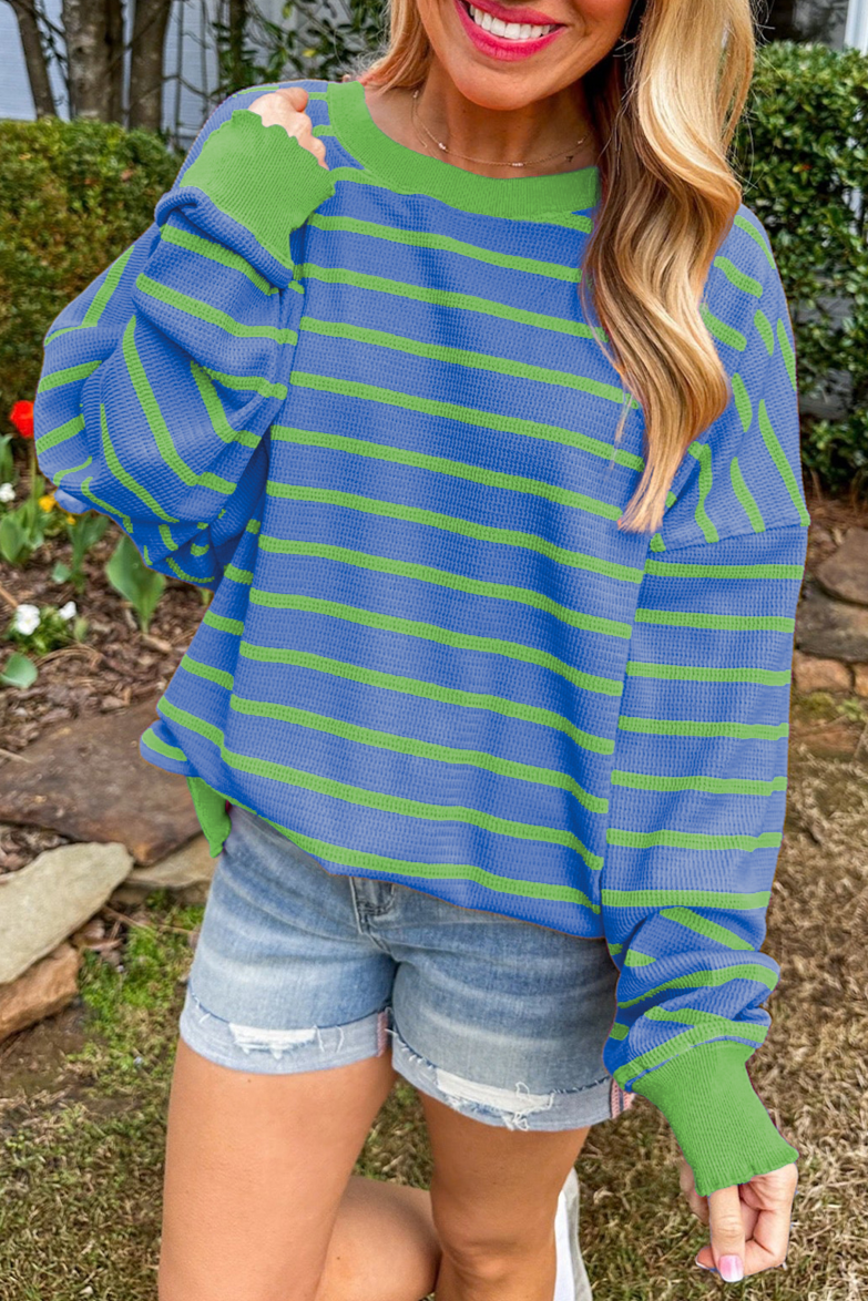 Stripe Round Neck Sweater