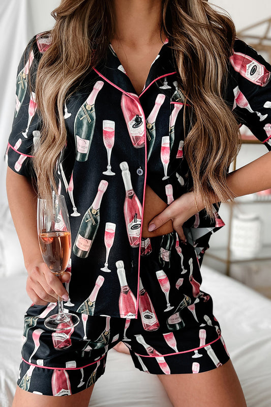 Champagne Two Piece Pajama Set