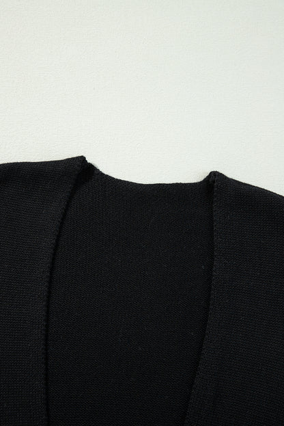 Floral Open-Front Cardigan