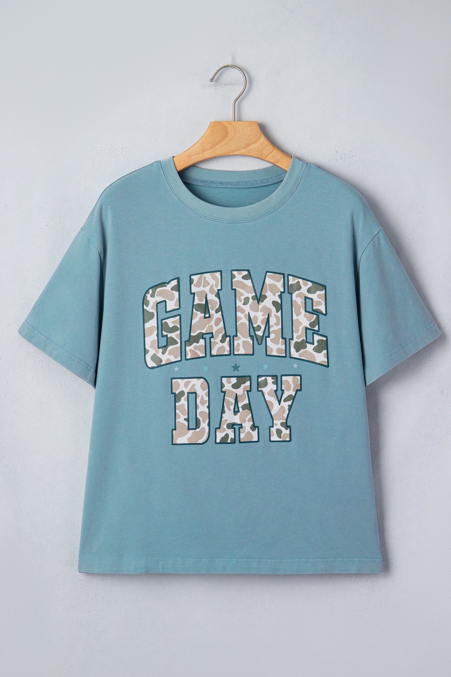 Camo Game Day Short Sleeve Graphic T-Shirt