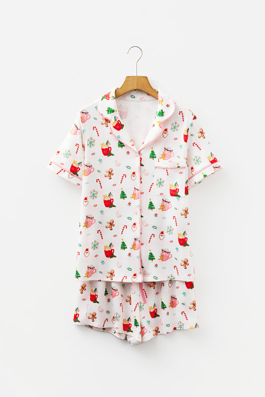 Christmas Spirits Shirt and Shorts Pajama Set