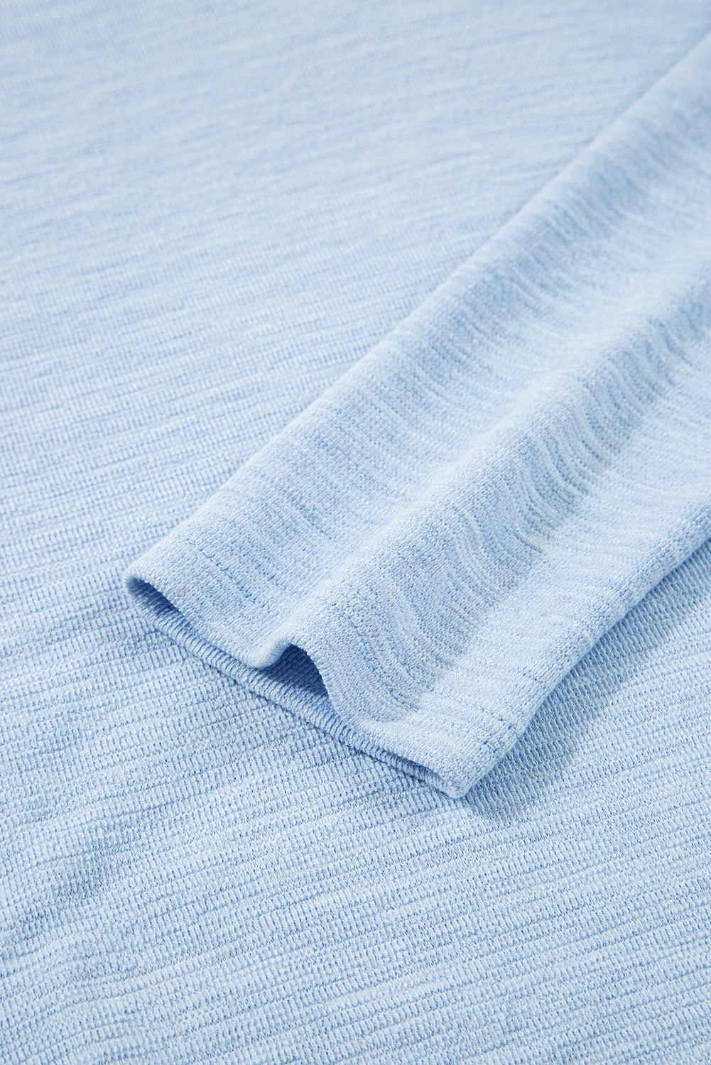 Solid Batwing Long Sleeve Top