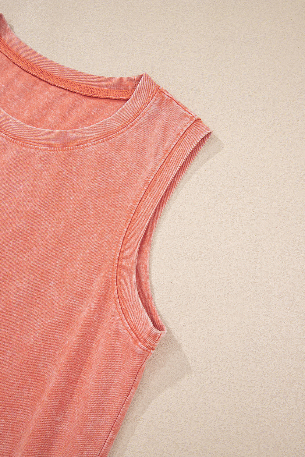 Mineral Wash Pocketed Tank Mini Dress