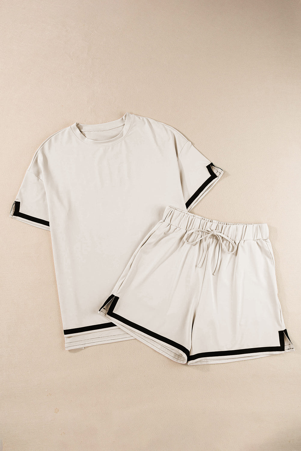 Contrast Trim Two Piece Set