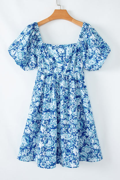 Floral Babydoll Mini Dress