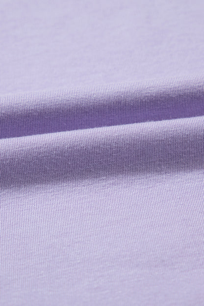 Colorblock Patchwork 3/4 Sleeve Chest Pocket T-Shirt