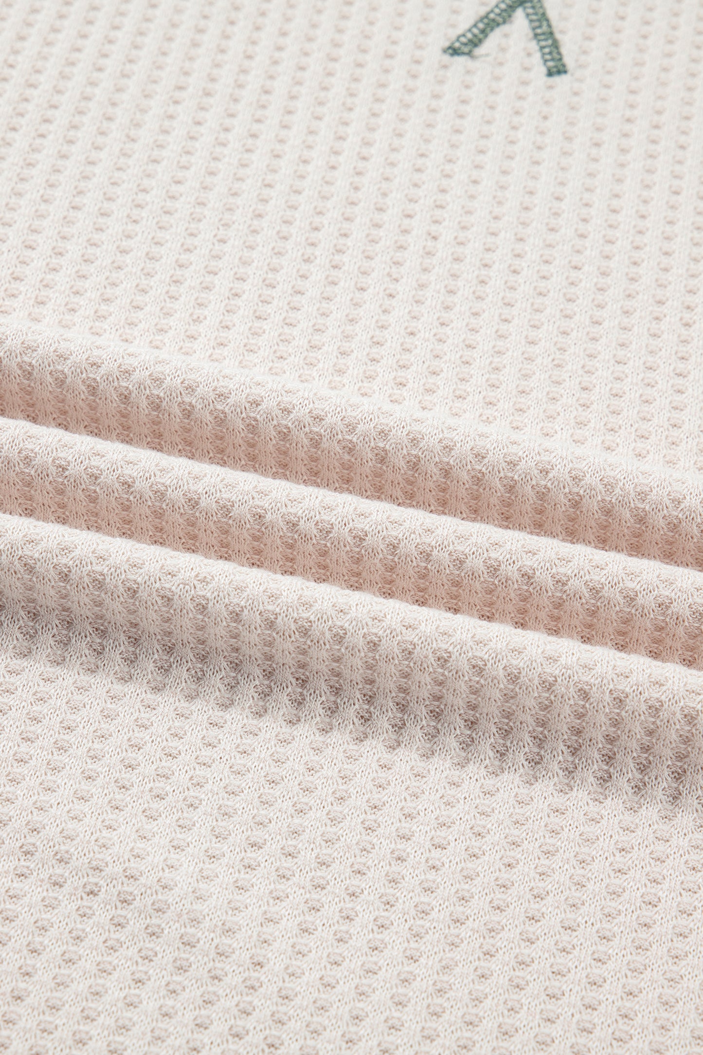 Plus Size Colorblock Waffle Knit Long Sleeve Top