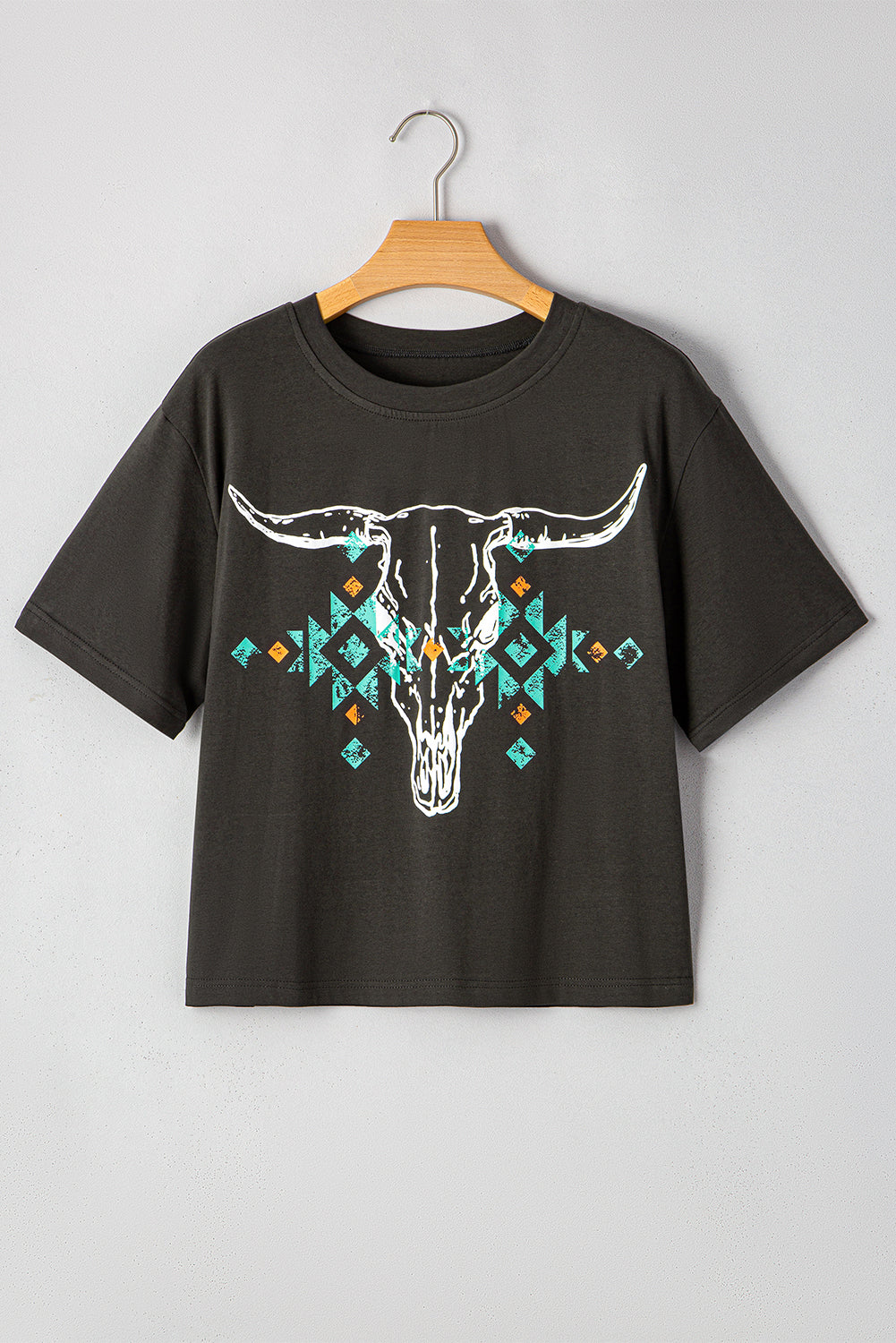 Western Aztec Crewneck T-Shirt