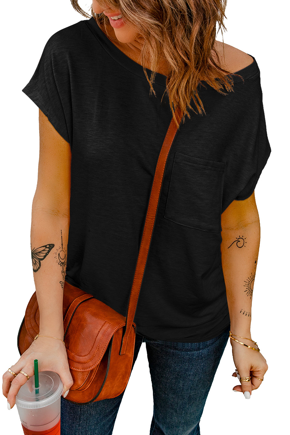 Short Sleeve Pocketed Tee