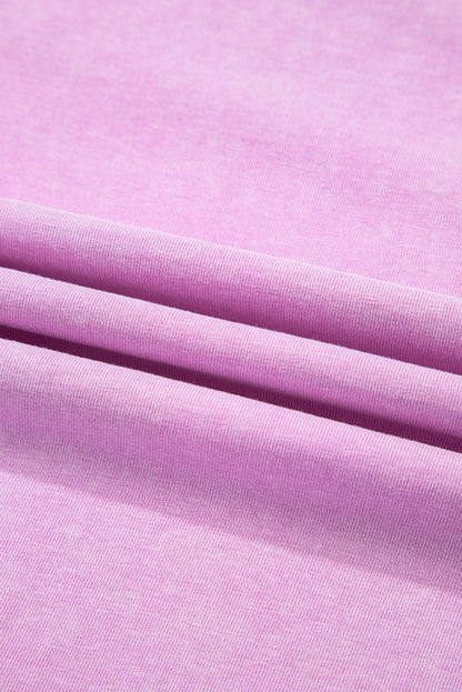 Mineral Wash Tank Top and Lined Split Skirt Set