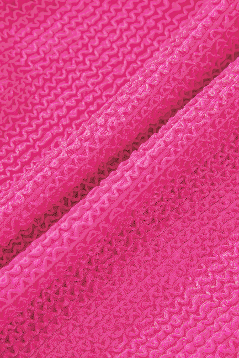 Colorblock Textured Patchwork One-Piece Swimsuit