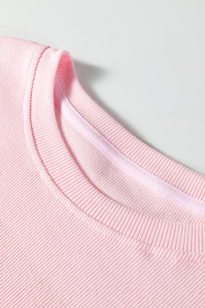 Valentine XOXO & Heart Embroidered Sweatshirt