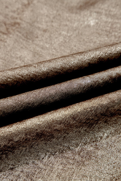 Metallic Ruffle Trim Sleeveless Round Neck Top