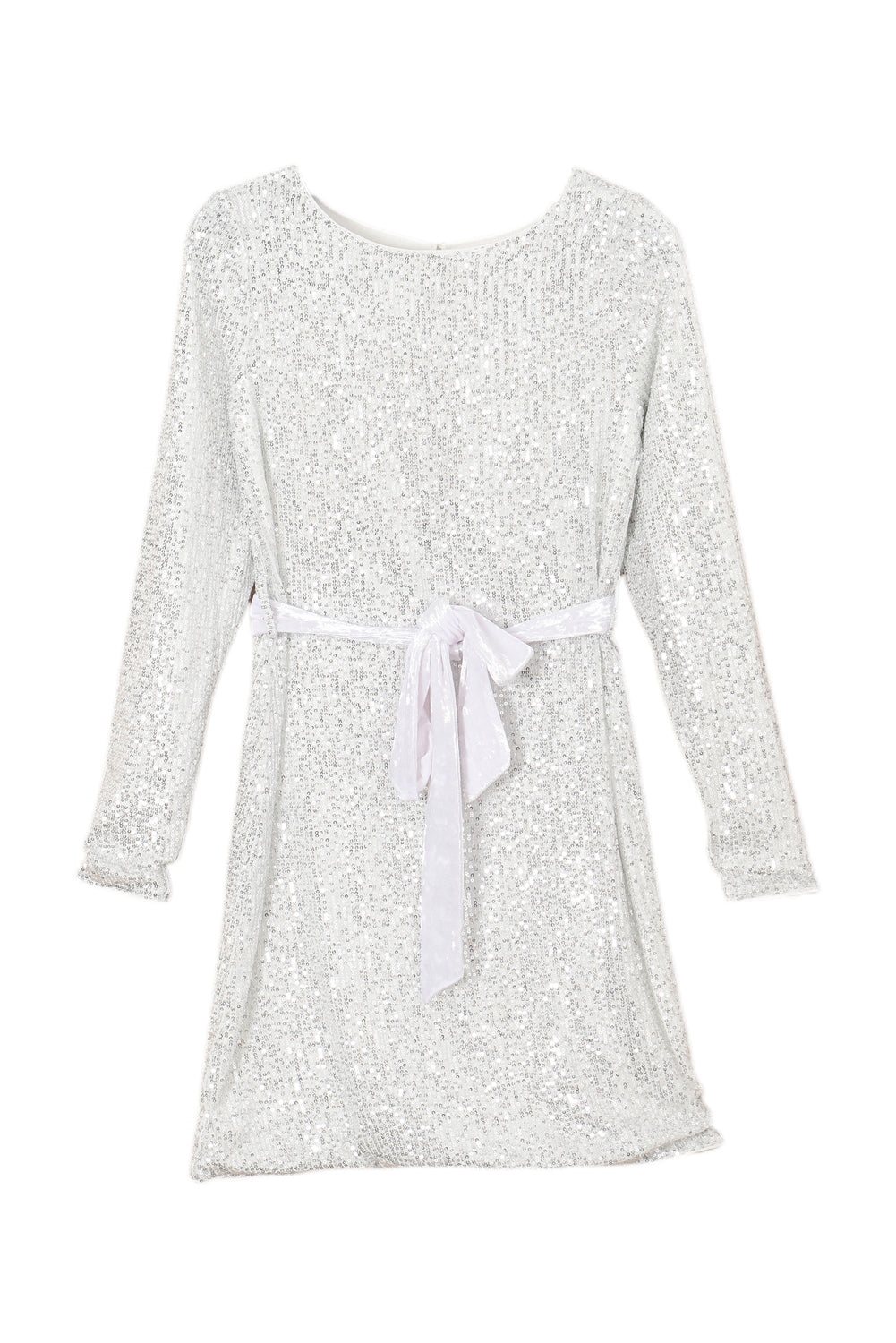 Sequin Long Sleeve Mini Dress