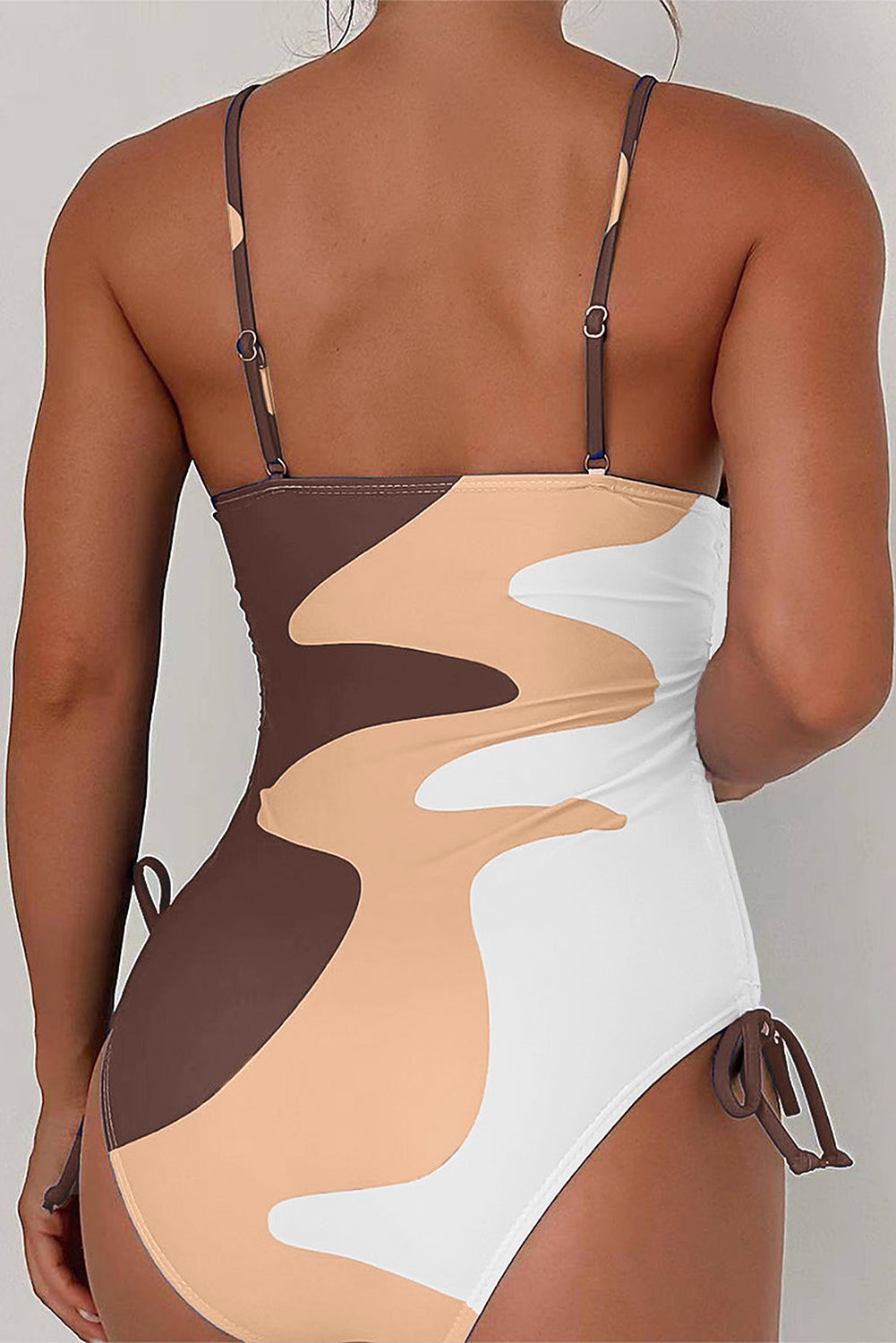 Colorblock One Piece Swimsuit