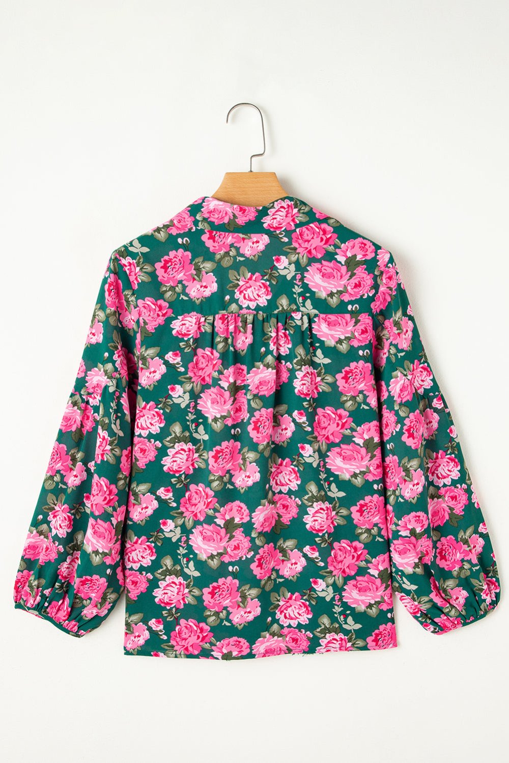 Floral Puff Sleeve Blouse