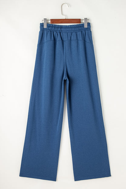 Drawstring High Waist Pocketed Sweatpants