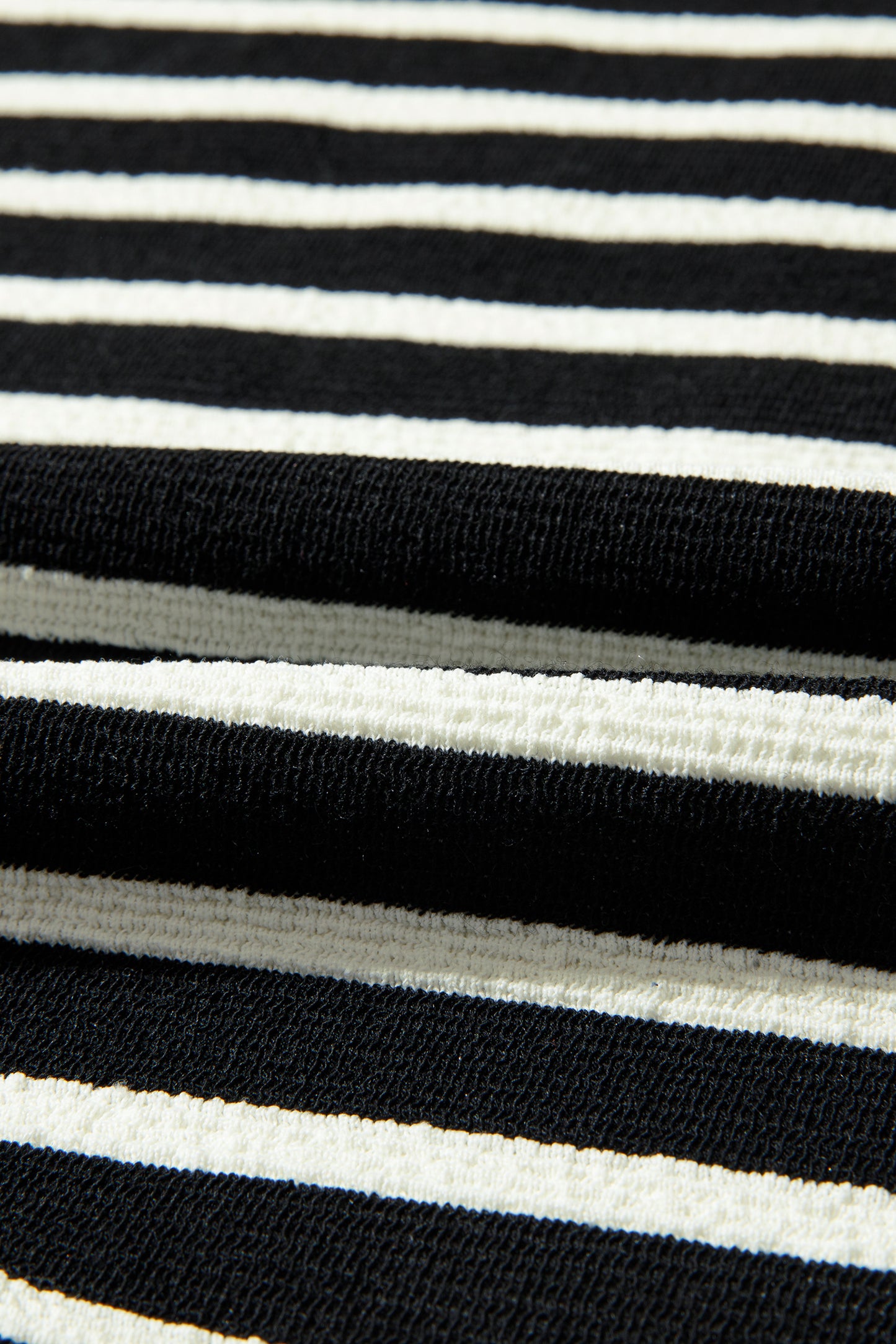 Christmas Stripe Contrast MERRY Drop Shoulder Sweatshirt