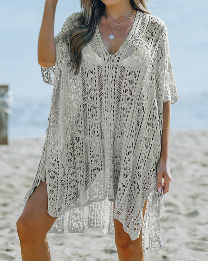 Crochet Tassel Tie Cover Up