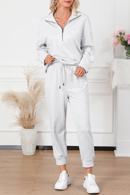 Half-Zip High Waist Lounge Set