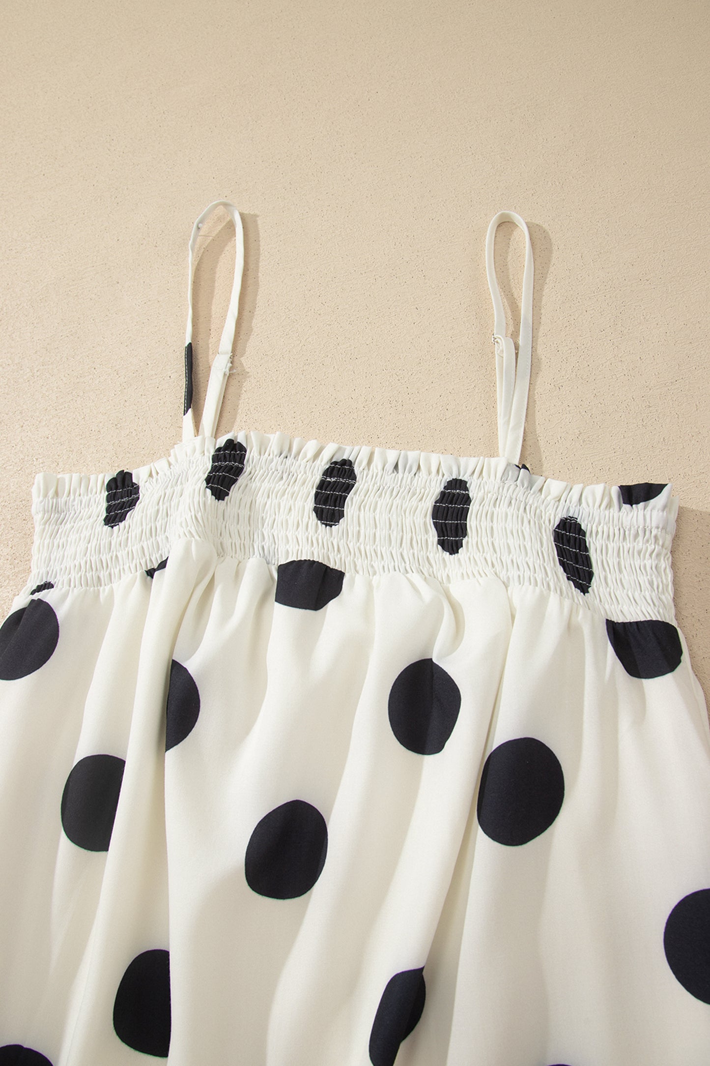 Polka Dot Spaghetti Strap Maxi Dress