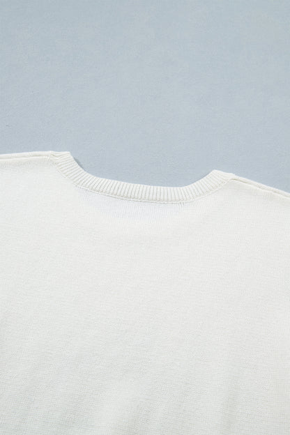 Western Horse Head Short Sleeve Sweater