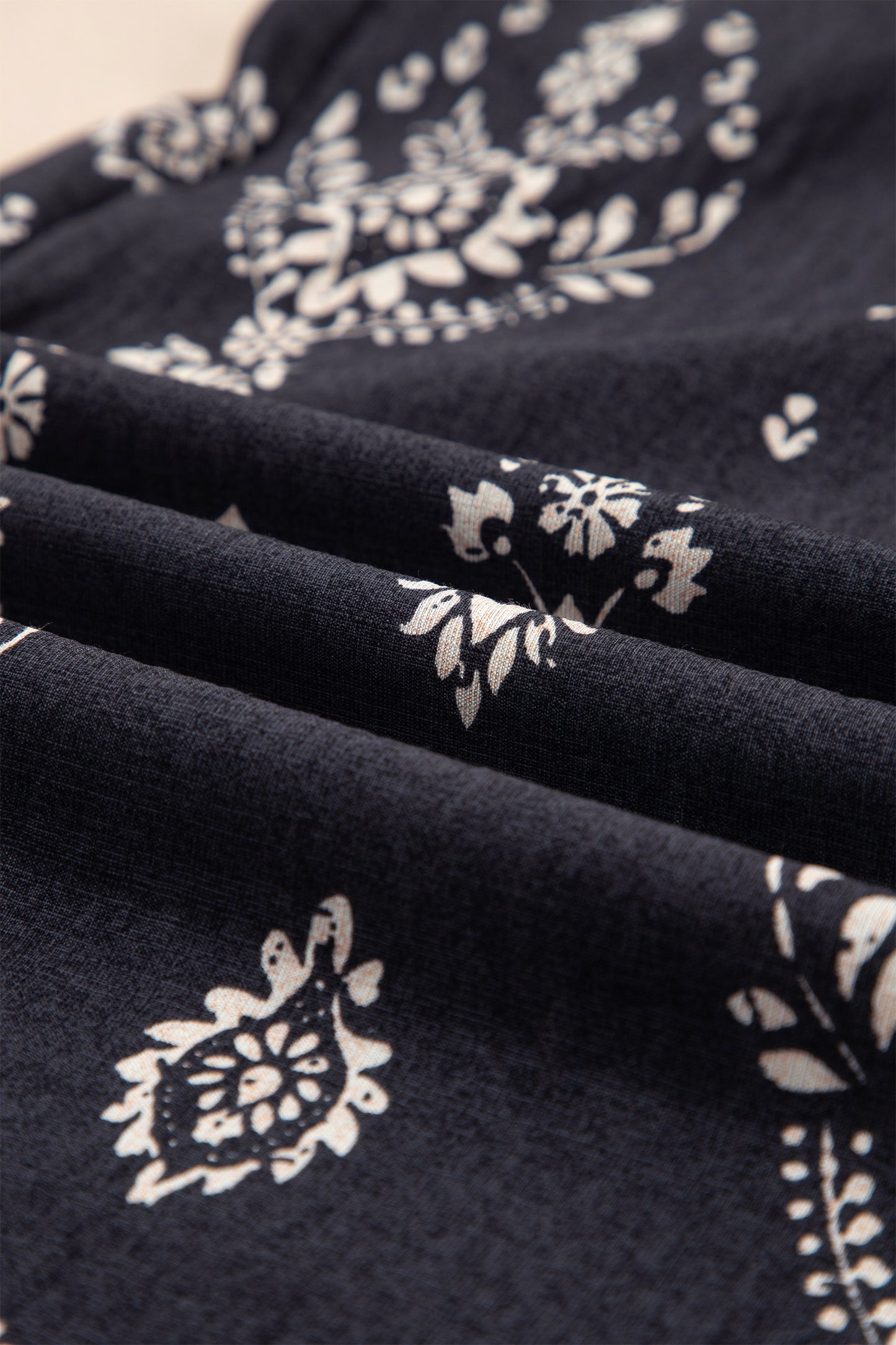 Boho Spaghetti Straps Elastic Waist Jumpsuit