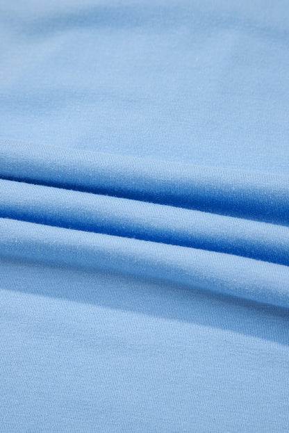 Solid Short Sleeve V-Neck Knit Romper