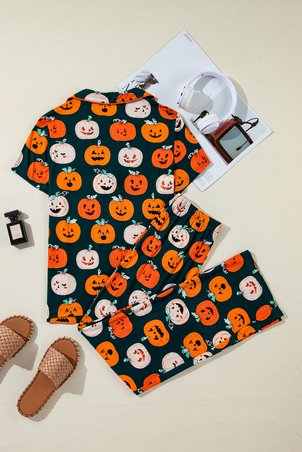 Halloween Shirt and Pants Pajama Set