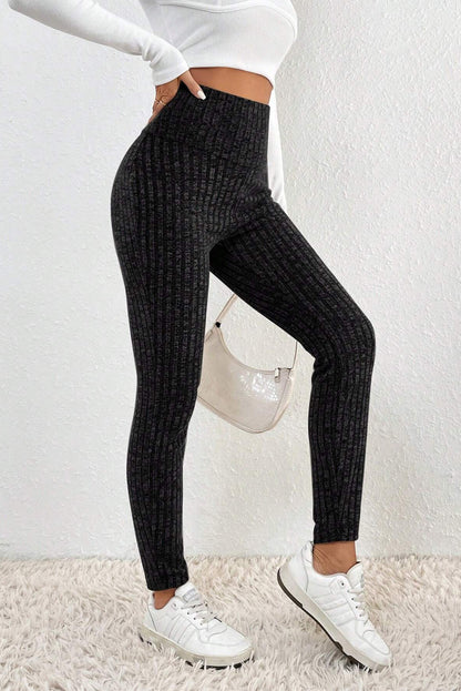 Ribbed High Waisted Leggings