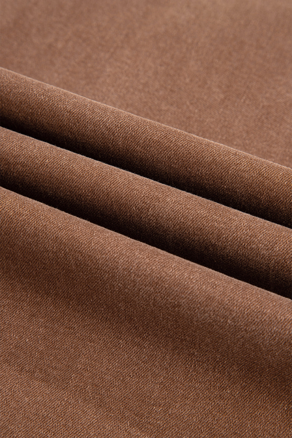 Denim High Waist Patch Pocket Straight Leg Jeans