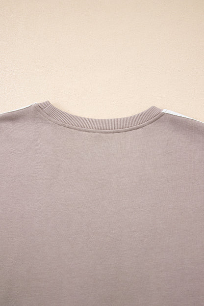 Varsity Stripe Crewneck Pullover and Sweatpants Set