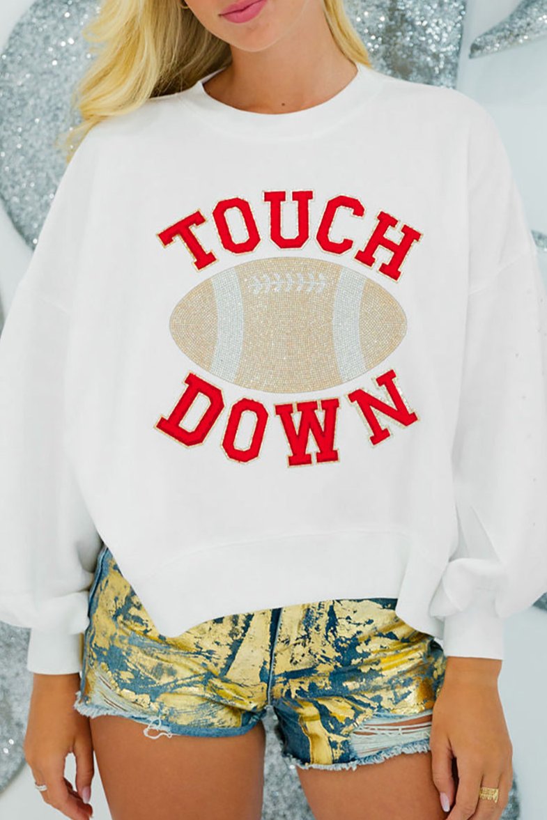 TOUCH DOWN Pullover Sweatshirt