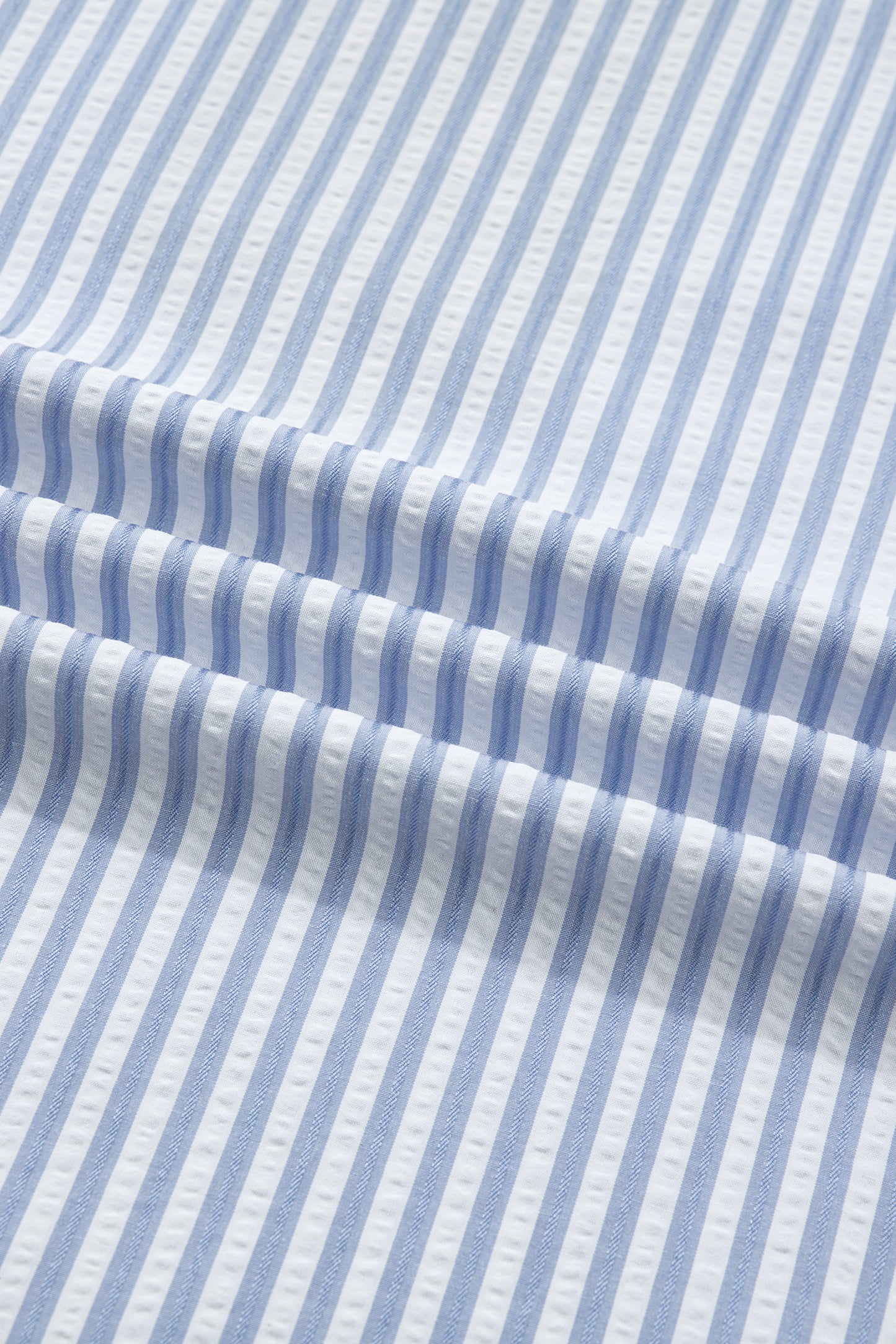 Plus Size Leopard Collar Stripe Bubble Sleeve Blouse