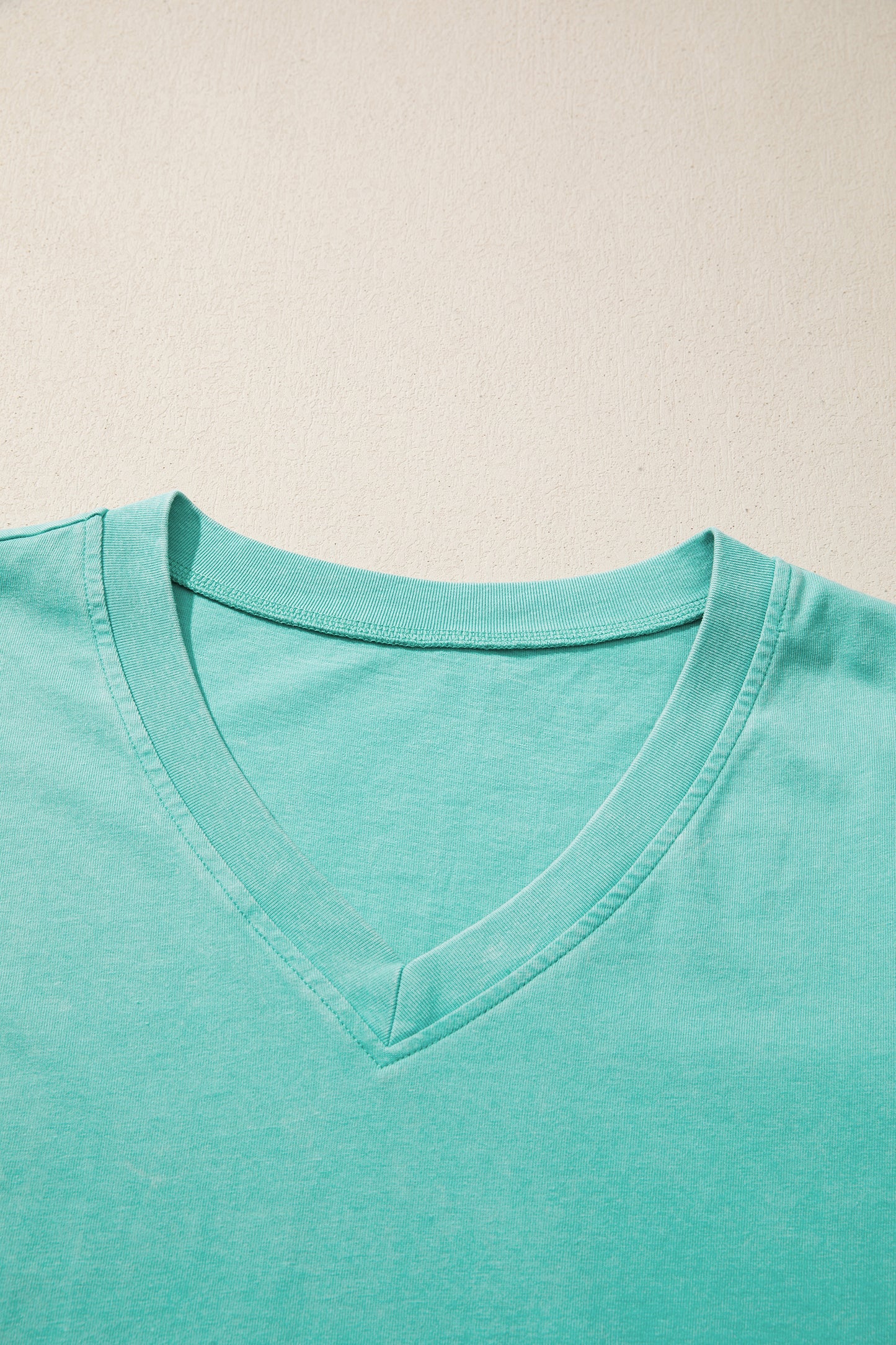 Mineral Wash V-Neck Tee & Skort Set