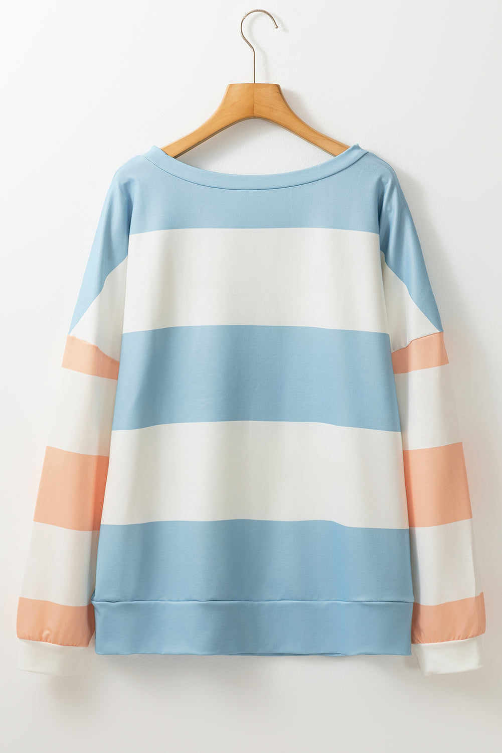 Colorblock Stripe Long Sleeve Top