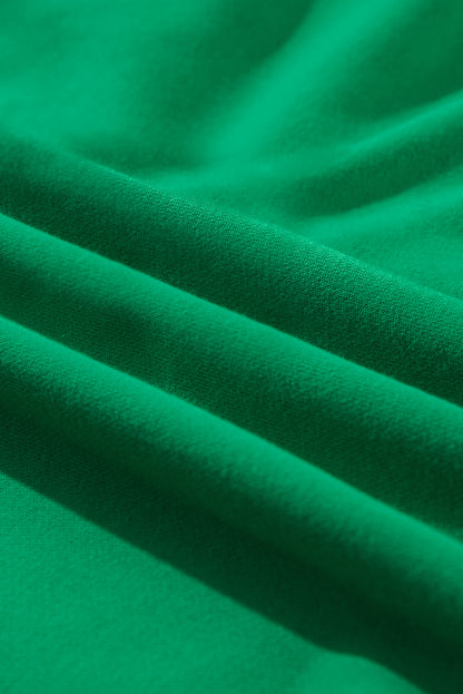 Solid Drop Shoulder Crewneck Pullover Sweatshirt