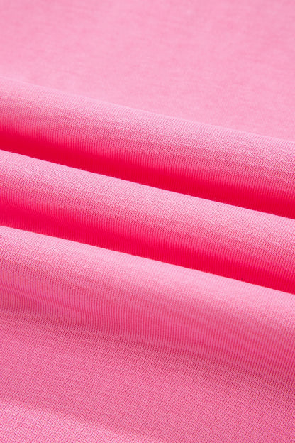 Solid Ribbed Tank Top and Sweatpants Set