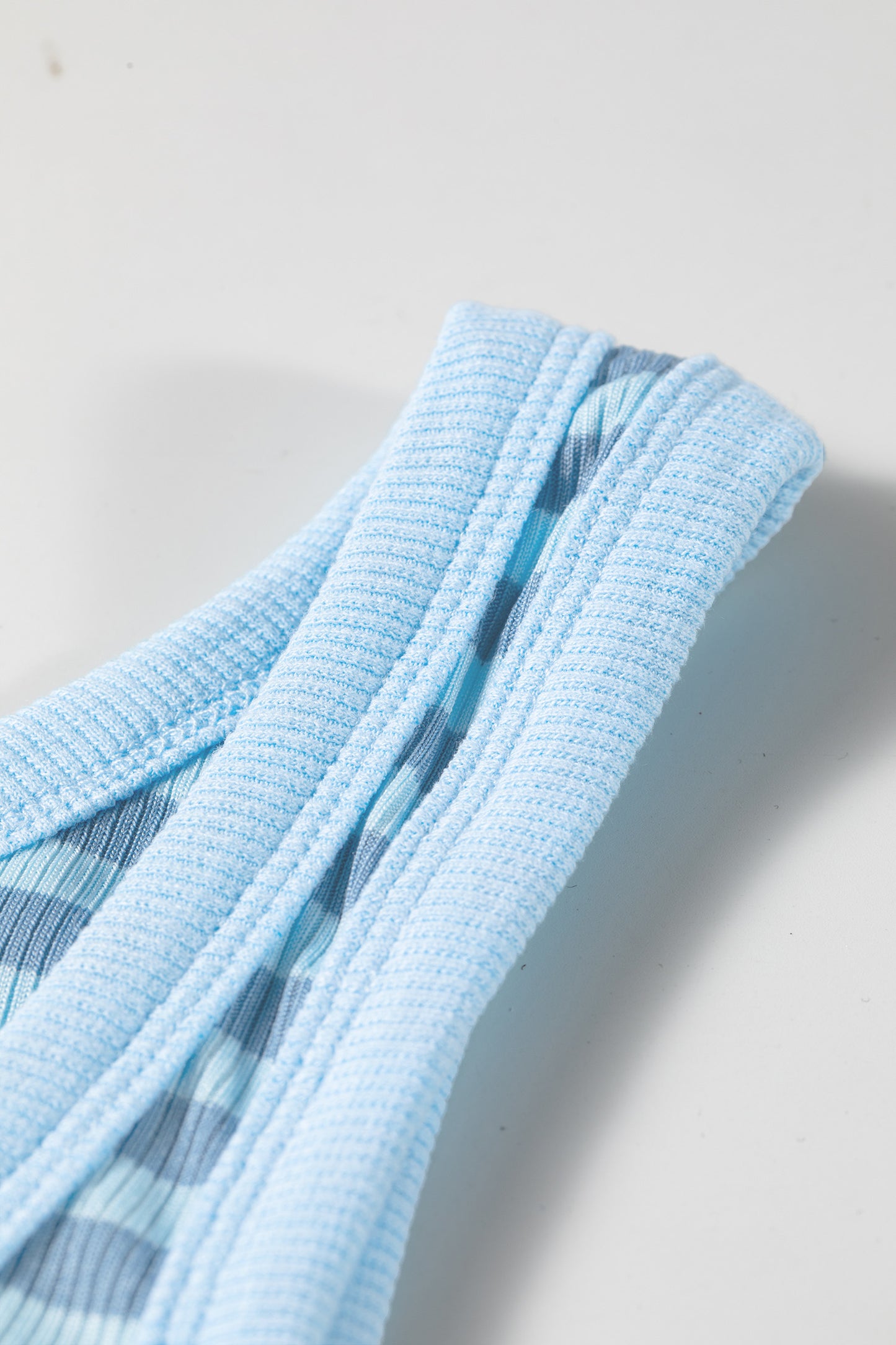 Stripe Ribbed Knit Sleeveless Tank Top