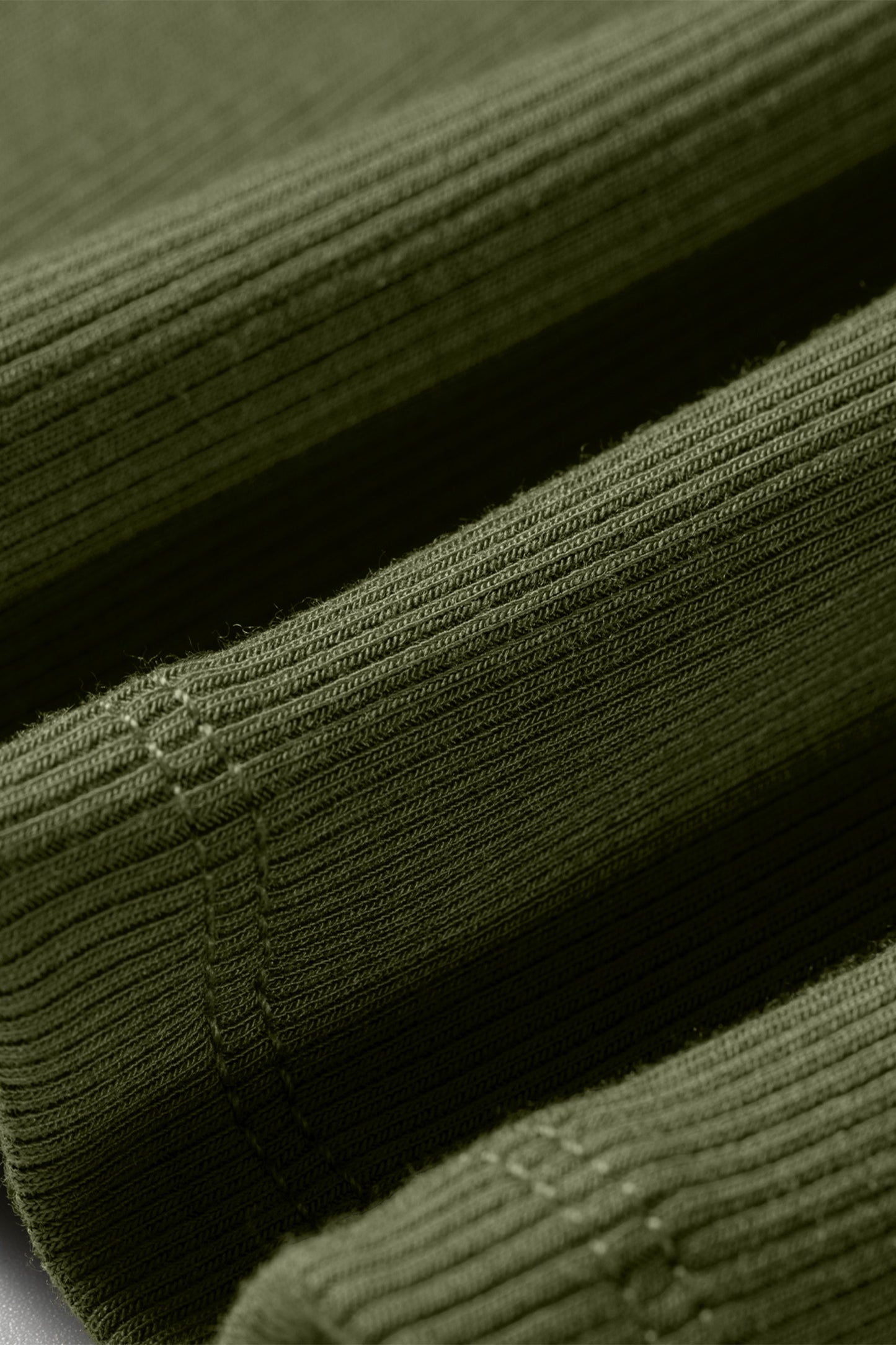 Solid Ribbed Knit Padded Tank Top