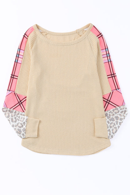 Leopard Raglan Long Sleeve Top