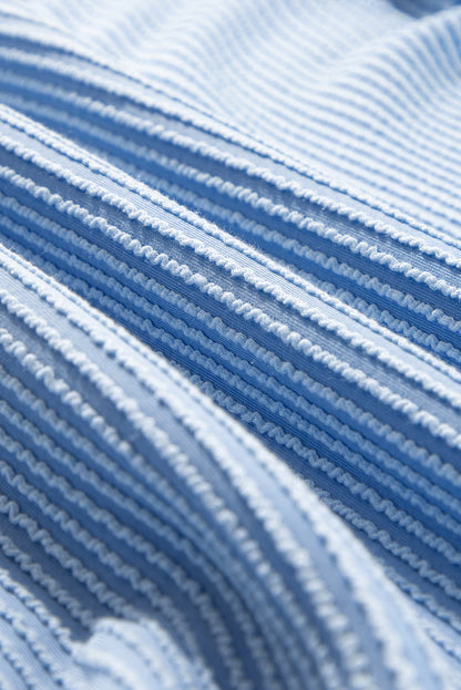 Corded Top and Ruffle Mini Skort Set