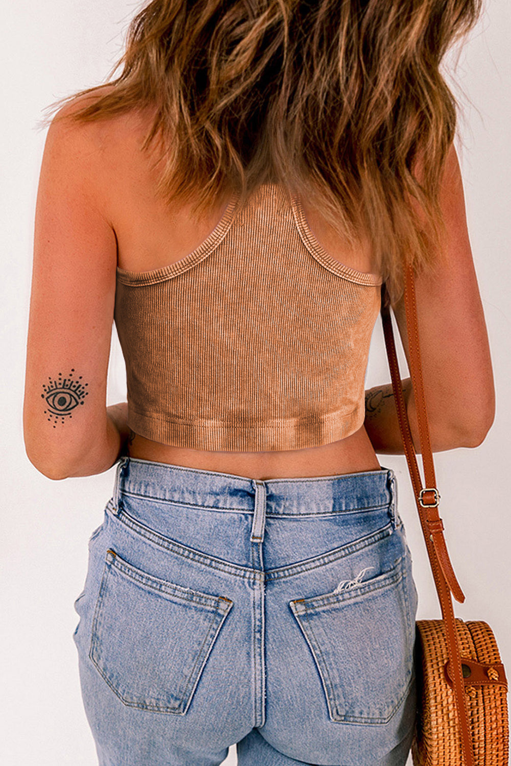 Mineral Wash Racerback Tank Top