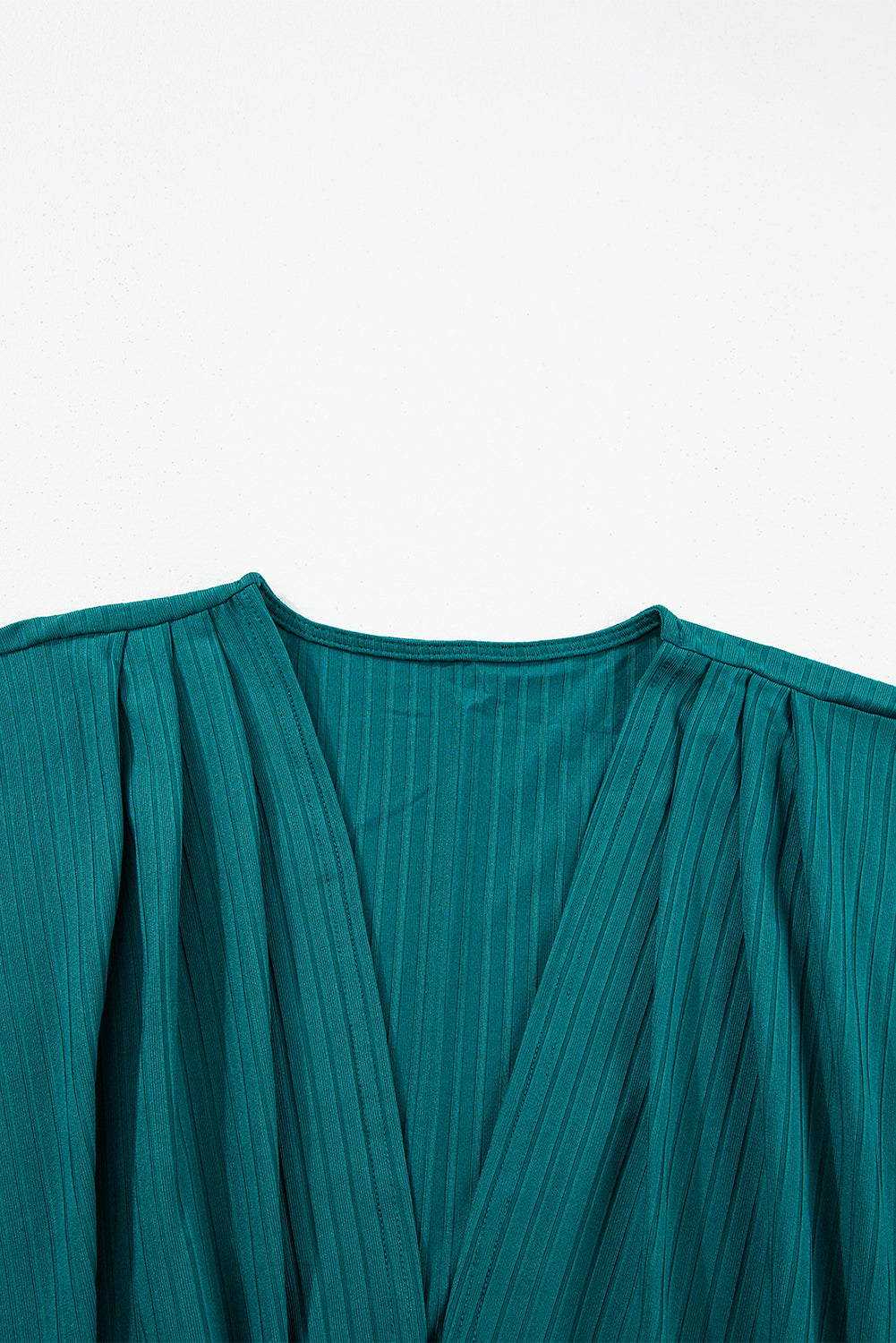 Plus Size Shimmer Ribbed Knit Open-Front Cardigan