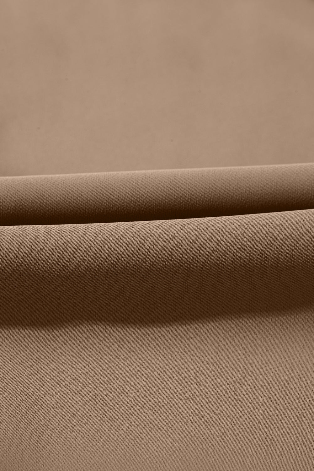 Solid Elastic High-Waist Pants