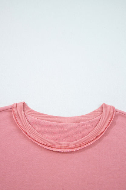 Floral Patchwork Long Sleeve Sweatshirt