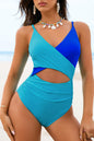 Colorblock Cutout One-Piece Swimsuit