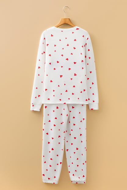 Valentine Heart Top and Pant Lounge Set