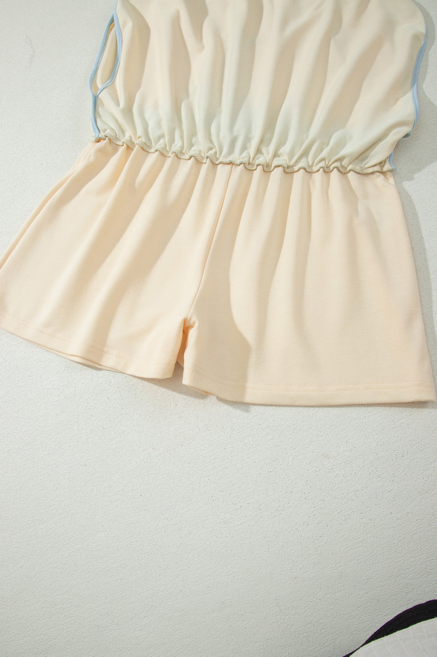 Colorblock Drop Shoulder T-Shirt & Skort Set