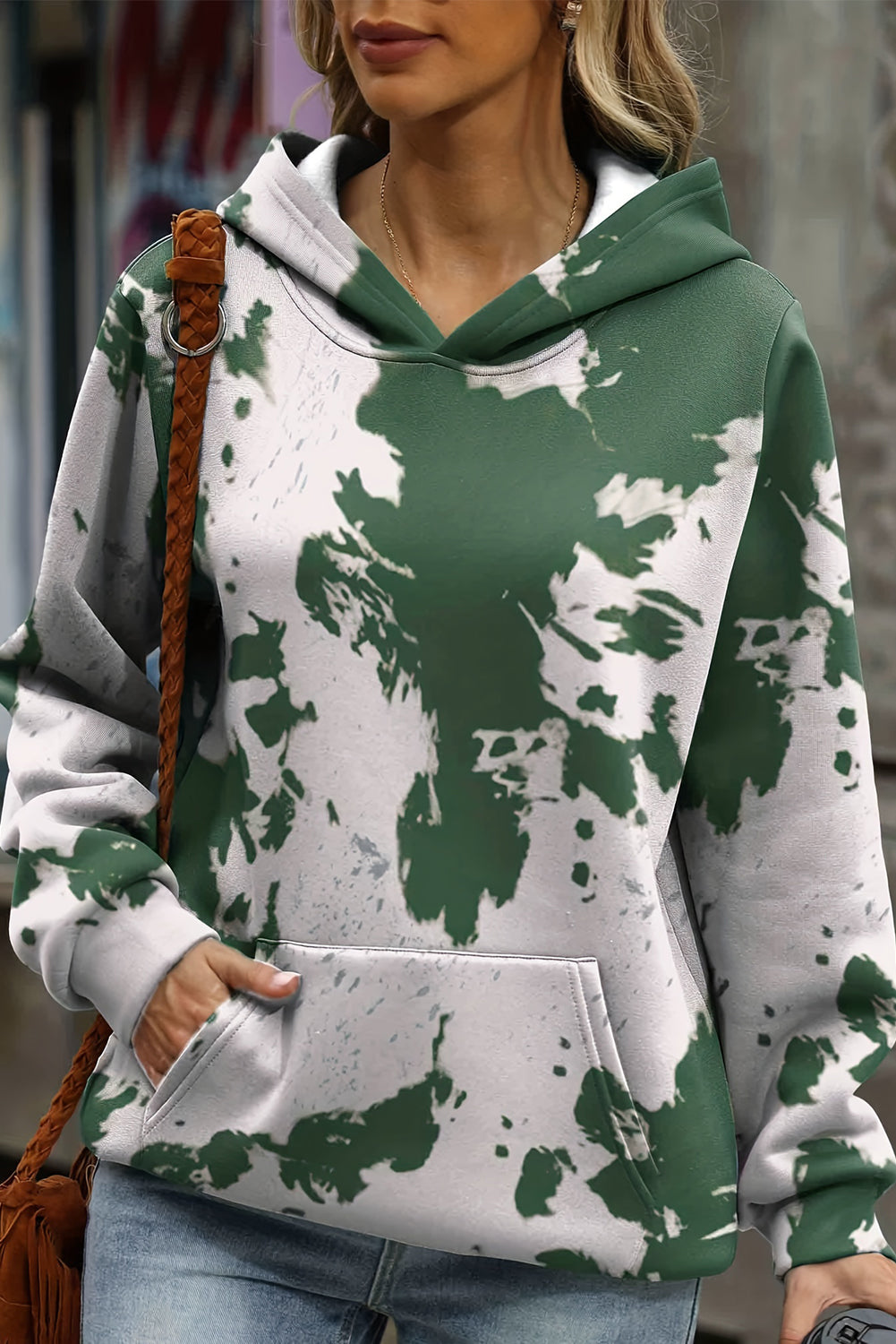 Tie Dye Kangaroo Pocket Hoodie